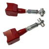 J&M Race Upper Control Arm - On-Car Adjustable - Chromoly Rod Ends - Red (1979 - 2004 Mustang) 23996-R