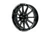 VMS 18X5 Front Black Hawk Drag Race Wheel (2005-2022 Mustang) VWBH014