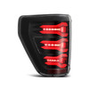 AlphaRex LUXX Series LED Tail Lights Alpha Black (2021-2023 F-150) 65301