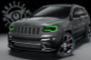 Oracle 14-21 Jeep Grand Cherokee Dynamic Headlight DRL Upgrade Kit - ColorSHIFT - Dynamic - 1284-332