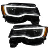 Oracle 14-21 Jeep Grand Cherokee Dynamic Headlight DRL Upgrade Kit - ColorSHIFT - Dynamic - 1284-332
