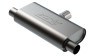 Borla T- Flow Universal Muffler - 2.5" Inlet / 2.5" Dual Offset 60714
