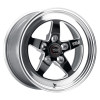 Weld 20x8 S71 Black Center Rear Wheel (64-67 Chevelle/Malibu/El Camino) 71LB0080B50A