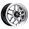 Weld 15x10 Laguna Drag Wheel 5x120 ET 45 BS 7.25 Gloss Black (CTS/Camaro) s152b0022p46