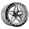 Weld 15x10 RT-S S81 Rear Beadlock Wheel Polished Center (11-14 Mustang GT Brembo Brakes) 81MP-510A75SBL
