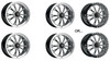 Weld Belmont 20x5 Front 18x10 Rear Non or Beadlock Drag Pack (2020-2022 GT500)