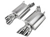 Corsa Extreme Axle Back Quad Tip Exhaust Twin 4.0 in Tips