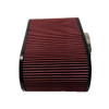 S&B Filters S & B Air Filter 4x12 Inch Oval with Hole Red Oil  SBAFO412-R
