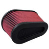 S&B Filters Air Filter For Intake Kits 75-5136 / 75-5136D Oiled Cotton Cleanable Red KF-1076