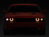 Raxiom 08-14 Dodge Challenger Halo Projctr Headlights w/Sequential Turn Signals-Blk Hsng(Clear Lens) - CH3761 Photo - Close Up