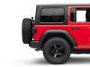 Raxiom 18-22 Jeep Wrangler JL LED Tail Lights- Black Housing - Red Lens - J132754-JL Photo - Close Up