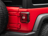 Raxiom 18-22 Jeep Wrangler JL LED Tail Lights- Black Housing - Red Lens - J132754-JL Photo - Close Up