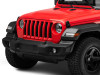 Raxiom 18-22 Jeep Wrangler JL/JT Axial Series LED Headlights- Black Housing (Clear Lens) - J133763 Photo - Close Up