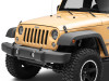 Raxiom 97-18 Jeep Wrangler TJ/JK Axial Series 13-LED Headlights- Black Housing (Clear Lens) - J150093 Photo - Close Up