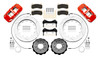 Wilwood AERO6 Front Big Brake Kit 14" Rotor Slotted Red (2018 - Wrangler JL / 2020 - 2025 Gladiator JT) 140-15892-R
