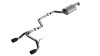 Borla Catback Exhaust System - S-Type - Black Chrome Tips (2018 - 2025 Suzuki Jimny) 140923BC