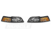 Raxiom 99-04 Ford Mustang Axial Series OE Style Headlights- Chrome Housing (Clear Lens) - 42011 Photo - Close Up
