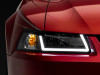 Raxiom 99-04 Ford Mustang Axial Series Headlights w/ LED Bar- Blk Housing (Clear Lens) - 422712 Photo - Close Up
