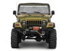 Raxiom 97-06 Jeep Wrangler TJ 50-In LED Light Bar Windshield Mount w/ Auxilliary Bracket - J106746 Photo - Close Up