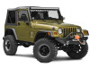 Raxiom 97-06 Jeep Wrangler TJ 50-In LED Light Bar Windshield Mount w/ Auxilliary Bracket - J106746 Photo - Close Up