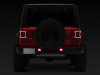 Raxiom 18-23 Jeep Wrangler JL Moab Rubicon Sahara Axial LED Rear Bumper Reflector Lights- Clear - J134140-JL Photo - Close Up