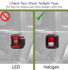 Raxiom 18-23 Jeep Wrangler JL LED Tail Lights- Blk Housing (Smoked Lens) - J137647-JL Photo - Close Up