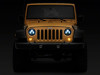 Raxiom 07-18 Jeep Wrangler JK 7-In LED Headlights- BlueHousing- Clear Lens - J154696 Photo - Close Up