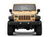 Raxiom 07-18 Jeep Wrangler JK 7-In LED Headlights Green Housing- Clear Lens - J154699 Photo - Close Up