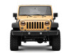 Raxiom 07-18 Jeep Wrangler JK 7-In LED Headlights Orange Housing- Clear Lens - J154700 Photo - Close Up