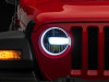 Raxiom 18-23 Jeep Wrangler JL Axial Series 9-In LED Headlights- Blk Housing (Clear Lens) - J164371 Photo - Close Up
