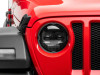 Raxiom 18-23 Jeep Wrangler JL Axial Series 9-In Angel Eye LED Headlights- Blk Housing (Clear Lens) - J171705 Photo - Close Up