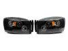 Raxiom 06-08 Dodge RAM 1500 LED Halo Projector Headlights- Blk Housing (Clear Lens) - R110149 Photo - Close Up