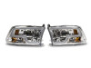Raxiom 09-18 Dodge RAM 1500 Non-Projector LED Halo Headlights- Chrome Housing (Clear Lens) - R111517 Photo - Close Up