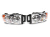 Raxiom 02-05 Dodge RAM 1500 Axial Series OEM Style Rep Headlights- Chrome Housing (Clear Lens) - R118008 Photo - Primary