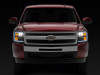 Raxiom 07-13 Chevrolet Silverado 1500 Axial Series Headlights w/ LED Bar- Blk Housing (Clear Lens) - S138003 Photo - Close Up
