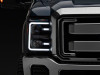 Raxiom 11-16 Ford F-250 Super Duty LED Projector Headlights - Blk Housing (Clear Lens) - SD3620 Photo - Close Up