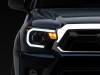 Raxiom 12-15 Toyota Tacoma Axial Series Projector Headlights w/ LED Bar- Blk Housing (Clear Lens) - TT21849 Photo - Close Up