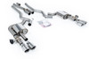 Milltek Non Resonated Quad Outlet Catback w/ Active Valves Polished Tips (2024 Mustang EcoBoost S650) SSXFD441
