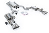 Milltek Resonated Quad Outlet Catback w/ Active Valves Brushed Titanium Tips (2024 Mustang EcoBoost S650) SSXFD436