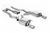 Milltek Dual Outlet Non Resonated Catback w/ Brushed Titanium Tips (2015-2024 Mustang EcoBoost) SSXFD222
