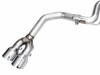 AWE Track Edition Catback Exhaust Quad Silver Tips (2024-2025 Dark Horse S650) 3020-42375