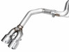 AWE Track Edition Catback Exhaust Quad Silver Tips (2024-2025 Mustang GT) 3020-42650