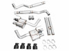 AWE SwitchPath Catback Exhaust Quad Silver Tips (2024-2025 Mustang GT) 3025-42650