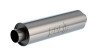 Borla Universal Muffler - Un-Notched - 3.5" Center Inlet / 3.5" Center Outlet (Heavy Duty Truck) 401624