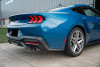 Corsa 3.0" Sport Valved Axle Back Exhaust w/ Quad 4" Black PVD Slash Tips (2024 Mustang) 21261BLK