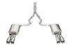 Corsa 3.0" Xtreme Valved Cat Back Exhaust w/ Quad 4" Polished Straight Tips (2024 Mustang) 21260