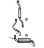 Thermal R&D 3" Catback Exhaust System - Turndown Exit - Polished Tips (2021 - 2026 Bronco - 2.7L 4 DR) B911-C911