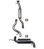 Thermal R&D 3" Catback Exhaust System - Turndown Exit - Coated (2021 - 2026 Bronco - 2.7L 4 DR) B911-C911-C