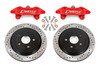 BMR Brake Kit for 15" Conversion Drilled & Slotted Rotors Red Calipers (1997-2013 C5 / C6 Corvette) DBK553