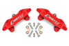 BMR Brake Calipers ONLY for 15" Conversion Kit Red (1997-2013 C5 / C6 Corvette) DBK555
